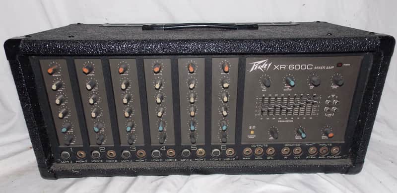 Peavey XR-600C Series 400BH 6-Channel Powered Mixer image 1