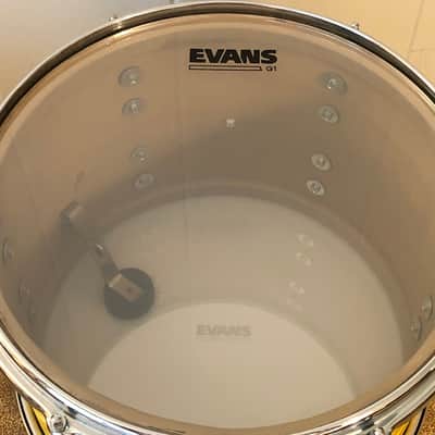 Slingerland Yellow Satin Flame 12/13/16/20 imagen 11