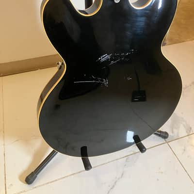 Gibson ES-335 Memphis Dot Fatneck ‘59’ Re-issue 2008 - Gloss Ebony image 5