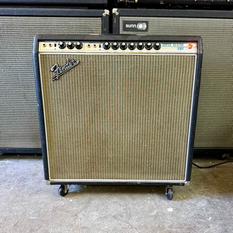 Fender Super Reverb Amp 1969 - Drip edge original vintage USA blackface circuit tube amplifier 1960’s image 1