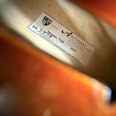 Artisan Strings Model 100 4/4 Violin Outfit w/ Bow & Hard Case – 2007 – Used, Good Condition image 2