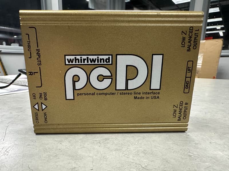 Very Clean Whirlwind PCDI Personal Computer Stereo Line Interface