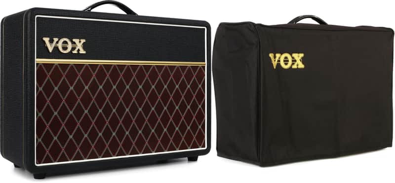 Vox AC10C1 1x10" 10-watt Tube Combo Amp Bundle with Vox AC10C1 Black Canvas Cover image 1