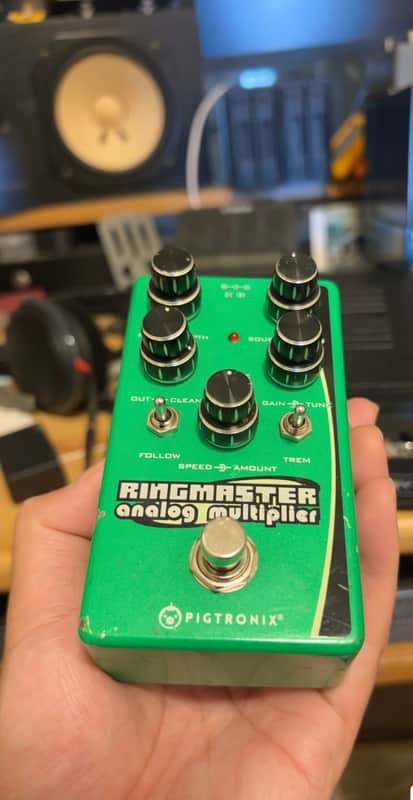 Pigtronix Ringmaster Analog Multiplier Pedal - Green - Works Perfectly! Worldwide Shipping! image 1