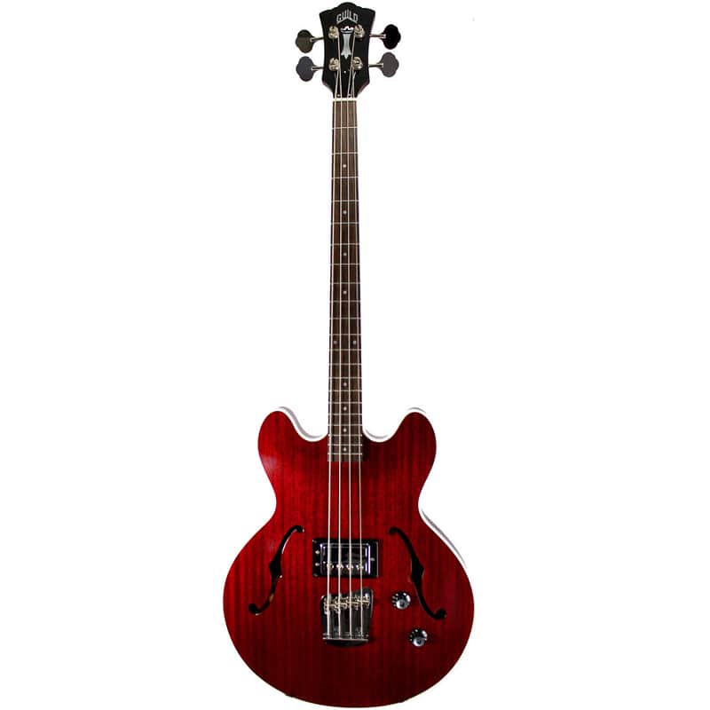 Guild Starfire Bass Cherry Red | Reverb UK