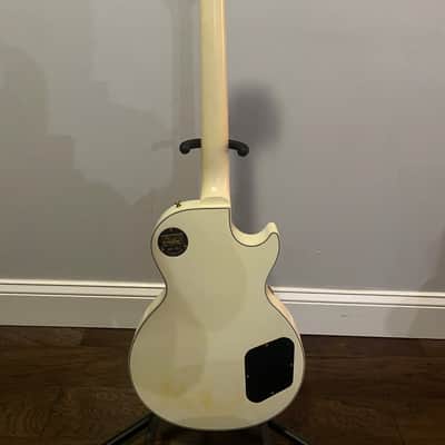 Left Handed Gibson Les Paul Custom 2009 - Alpine White imagen 5