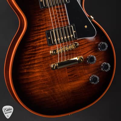 Gibson Custom Shop Made 2 Measure Les Paul Custom Figured Orange Widow 9.14 #CS600373 image 6