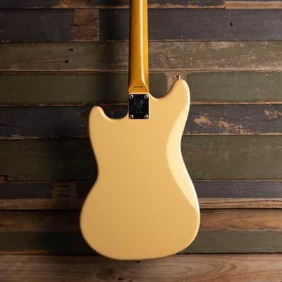 1993 Fender MG-69 Mustang - Vintage White image 7