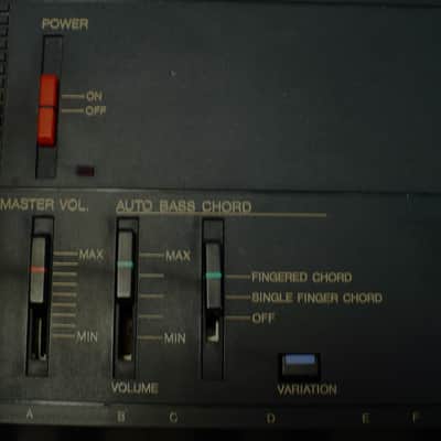 Yamaha PSS-450 PortaSound Synthesizer 1980's - Black image 9
