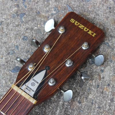 1970's Suzuki F-150 Japan Dreadnought Style Vintage Acoustic Guitar image 6