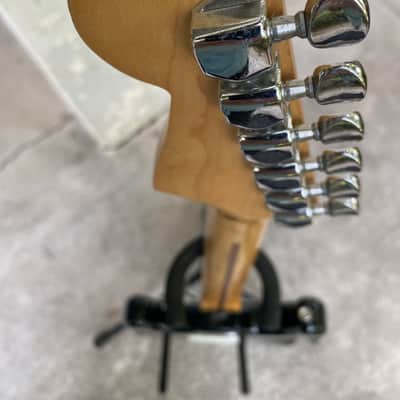 Japan built Fender "Squier Series" Floyd Rose Standard Stratocaster with Rosewood Fretboard 1992 - 1996 - Blue Foto Flame image 25