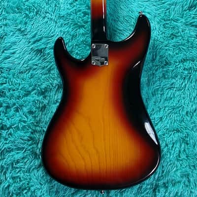 1975 Guyatone LG-23 Electric Guitar – Made in Japan – Sunburst – Original Case & Paperwork image 4