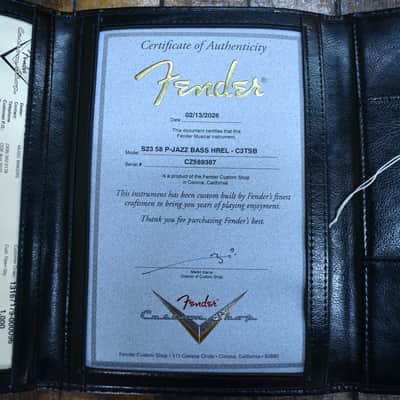 Fender Custom Shop 1958 P-Jazz Bass Heavy Relic Chocolate 3-Color Sunburst w/Tweed Case image 12