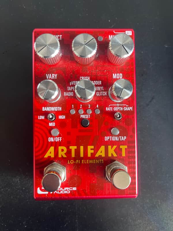 Source Audio Artifakt Lo-fi Elements 2024 - Present - Red image 1