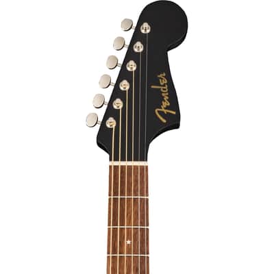 Fender Joe Strummer Campfire Acoustic Electric Guitar in Matte Black image 4