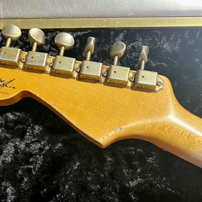 Fender Custom Shop 70th Anniversary 1954 Stratocaster Heavy Relic Limited Edition 2024 - Wide fade 2-color sunburst image 14