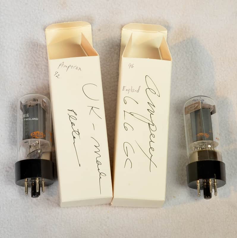 Amperex 6L6GC (matched pair) image 1
