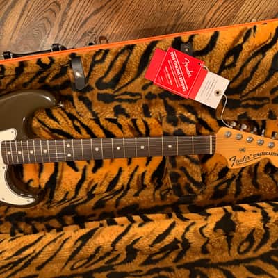 Fender To The Stars Limited Edition Tom Delonge "Padre" Stratocaster 2025 - Brown w/ Orange Competition Stripe image 3