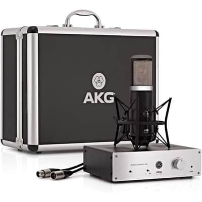 AKG Pro Audio P820 Tube Condenser Microphone, Multi-Pattern,Blue image 4
