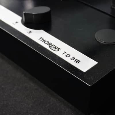 Thorens TD 318 Black Floating Belt Drive Manual Turntable W/ Auto Lift & Stop image 7