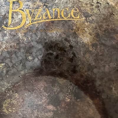 Meinl 16" Byzance Extra Dry Medium-Thin Hi-Hat (Pair) 2007 - Present - Un-Lathed image 3