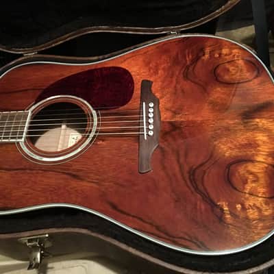 Alvarez AD60K Koa Brown this is DOA wood laminate top image 1