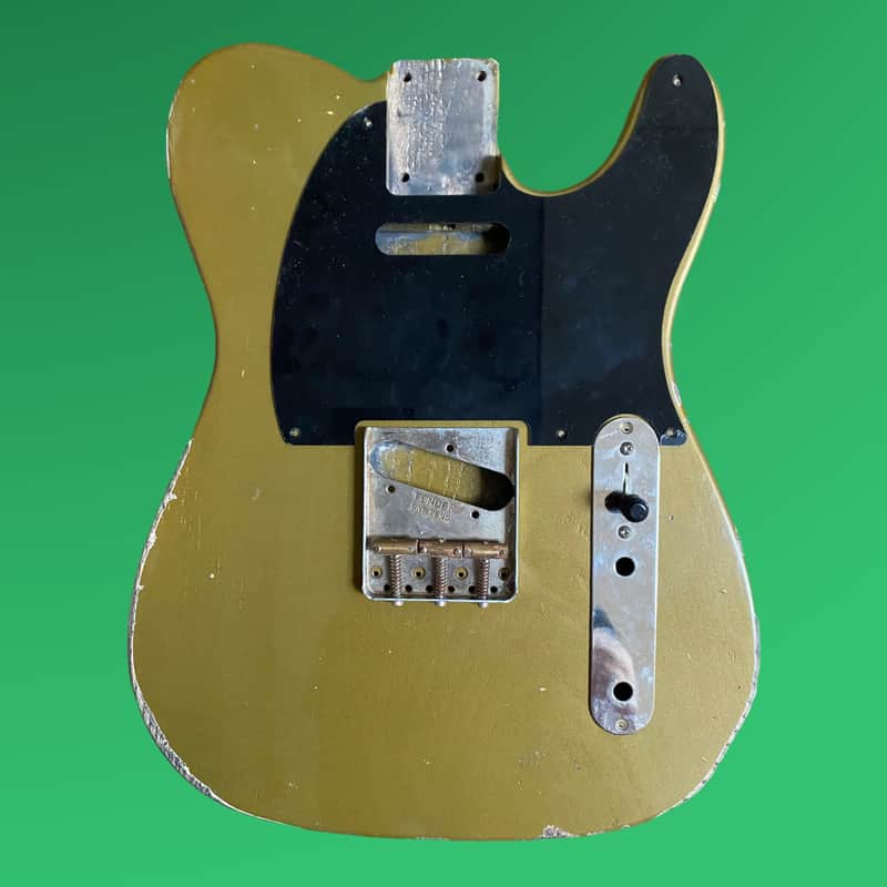 TrueTone Tele Relic / Aged Telecaster Body, Aged Nitro Aged Gold image 1