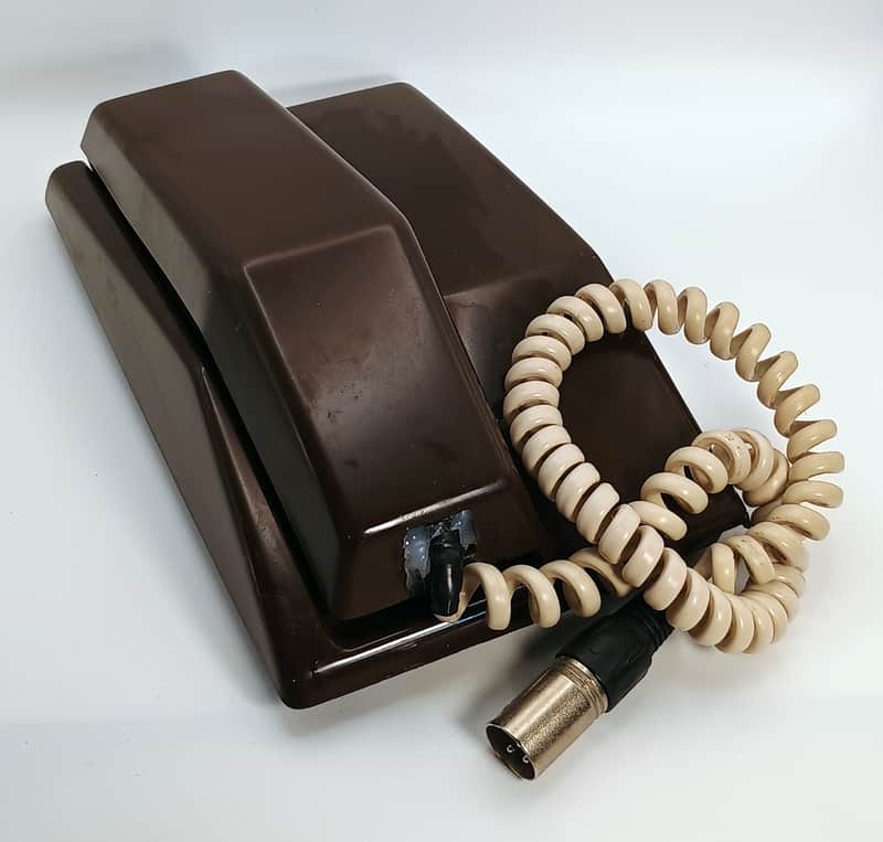 Custom Lo-Fi Telephone Microphone - Northern Electric Contempra 1970’s Handset - Brown image 1