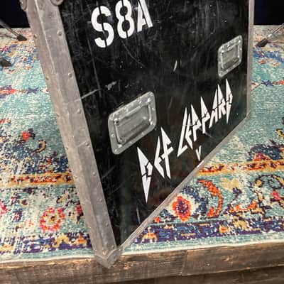 Def Leppard Logo, Tour Used Case Panel Wall Hanging "S8A" "Stage Left" (#17) image 6