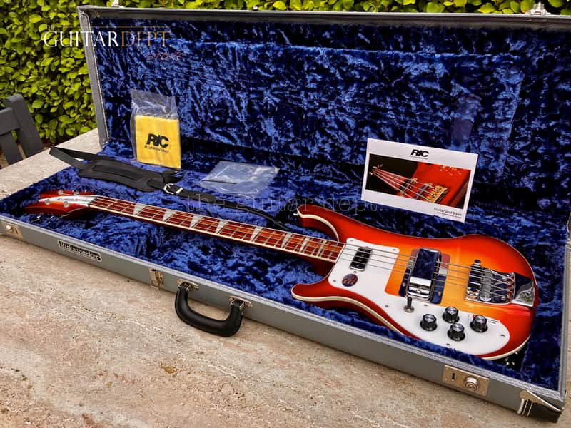 ♚MINT♚ULTRA RARE♚2012 Rickenbacker 4003 Stereo Bass♚ LUSH FIREGLO ♚ LEFT HANDED ♚GEM image 1
