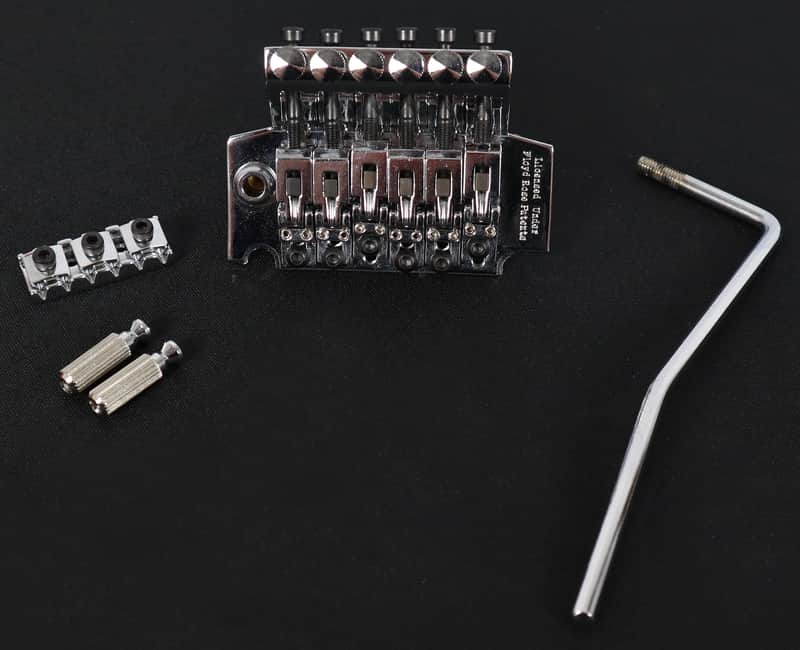 WD Music KKT-3 Floyd Rose Licensed Locking Chrome Electric Guitar Tremolo Bridge image 1