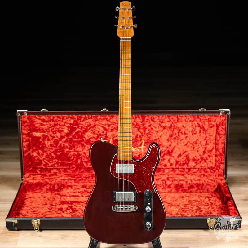 Shabat Lion Special Mahogany Body w/ Roasted Flame Maple & Imperials – Oxblood image 1