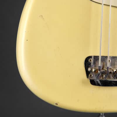 1971 Fender Musicmaster Bass Olympic White image 10