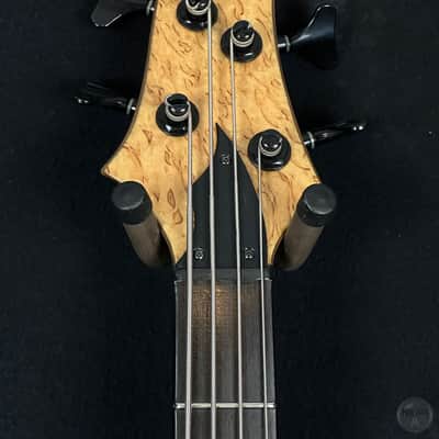 Cyan streamline bass from the 90`s in natural finish with bag image 7