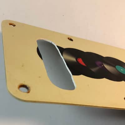 Stratocaster Style Tremolo Cover Back Plate - Aged White image 5