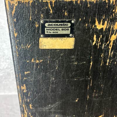 Acoustic 806 1x15 bass cabinet image 4