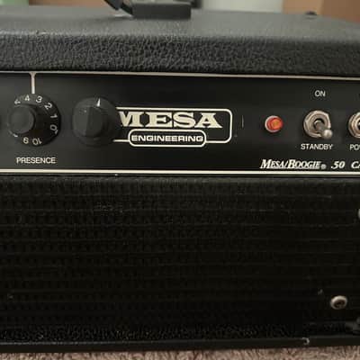 Mesa Boogie 50 Caliber 50-Watt (EL84 Version) Late-80s - Black Tolex image 3