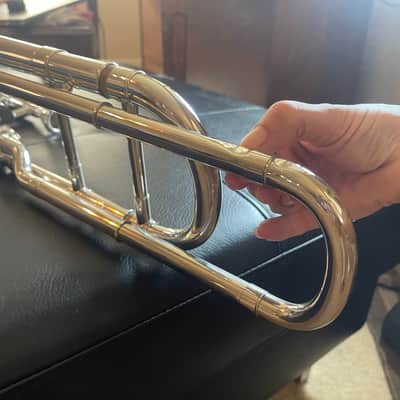 Rotary trigger f attachment trombone 2010s - Silver brass image 9