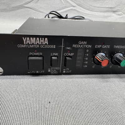 Yamaha GC2020BII Rackmount Dual Compressor Gate 2-Channel Signal Processor Black image 2