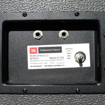 JBL G-734 Full-Range Direct-Radiator System Speakers | Reverb