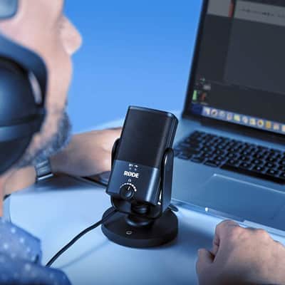 Rode NT-USB-MINI USB Microphone w/ Magnetic Stand & Headphone Amp image 7