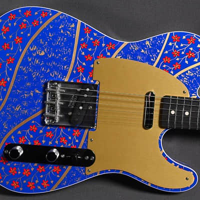Fender Custom Shop Tele Custom "Blue with Red & Gold" Thorn / Gallenberger Project 2022 image 1
