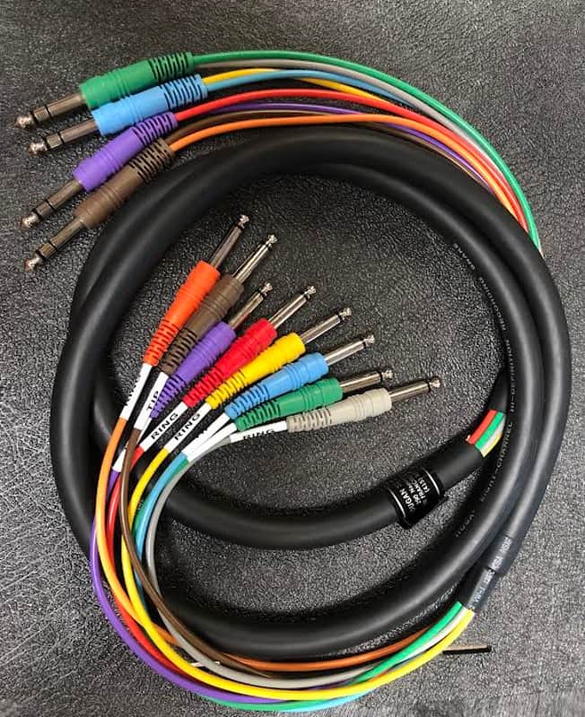 Hosa Hosa 1/4" TRS-1/4"TS 8Channel Hi-Definition Recording Snake
