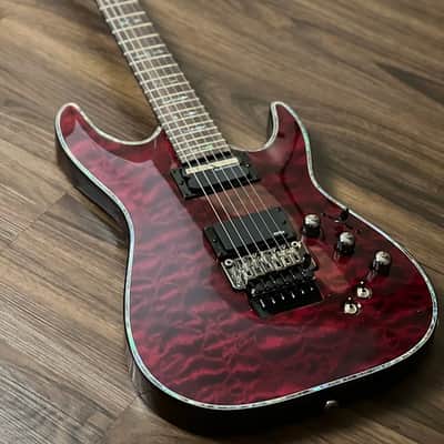 Schecter Hellraiser C-1 FR S BCH in Black Cherry image 3