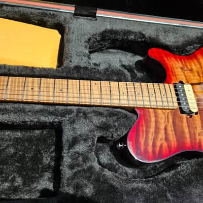 Ernie Ball Music Man Axis Super Sport 2026 - Roasted Amber Quilt image 3