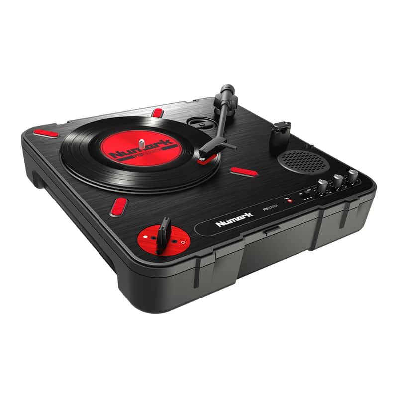 Numark PT01 Scratch Portable Turntable with Crossfader image 1