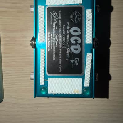 Fulltone Custom Shop OCD-GE Germanium Overdrive 2019 - Tahitian Teal image 2