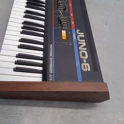 Roland Juno-6 61-Key Polyphonic Synthesizer 1982 - 1984 - Black image 6