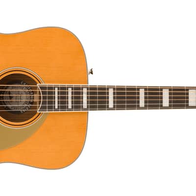 Fender California Vintage Palomino with Case, Gold Pickguard - Aged Natural image 8
