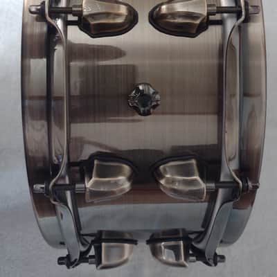 Mapex Black Panther Brass Cat 14x5.5" Brass Snare Drum with Brass Hardware - Antique Brass image 10